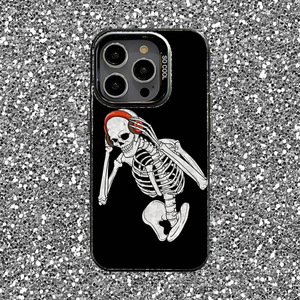 Funny Skeleton Skull Phone Case For iPhone 16,15,14,13,12,11,Pro,XS,Max,Plus,Mini,SE Black Candy Matte Shockproof Cover iPhone12mini
Funny Skeleton Skull Phone Case For iPhone 16,15,14,13,12,11,Pro,XS,Max,Plus,Mini,SE Black Candy Matte Shockproof Cover iPhone12mini