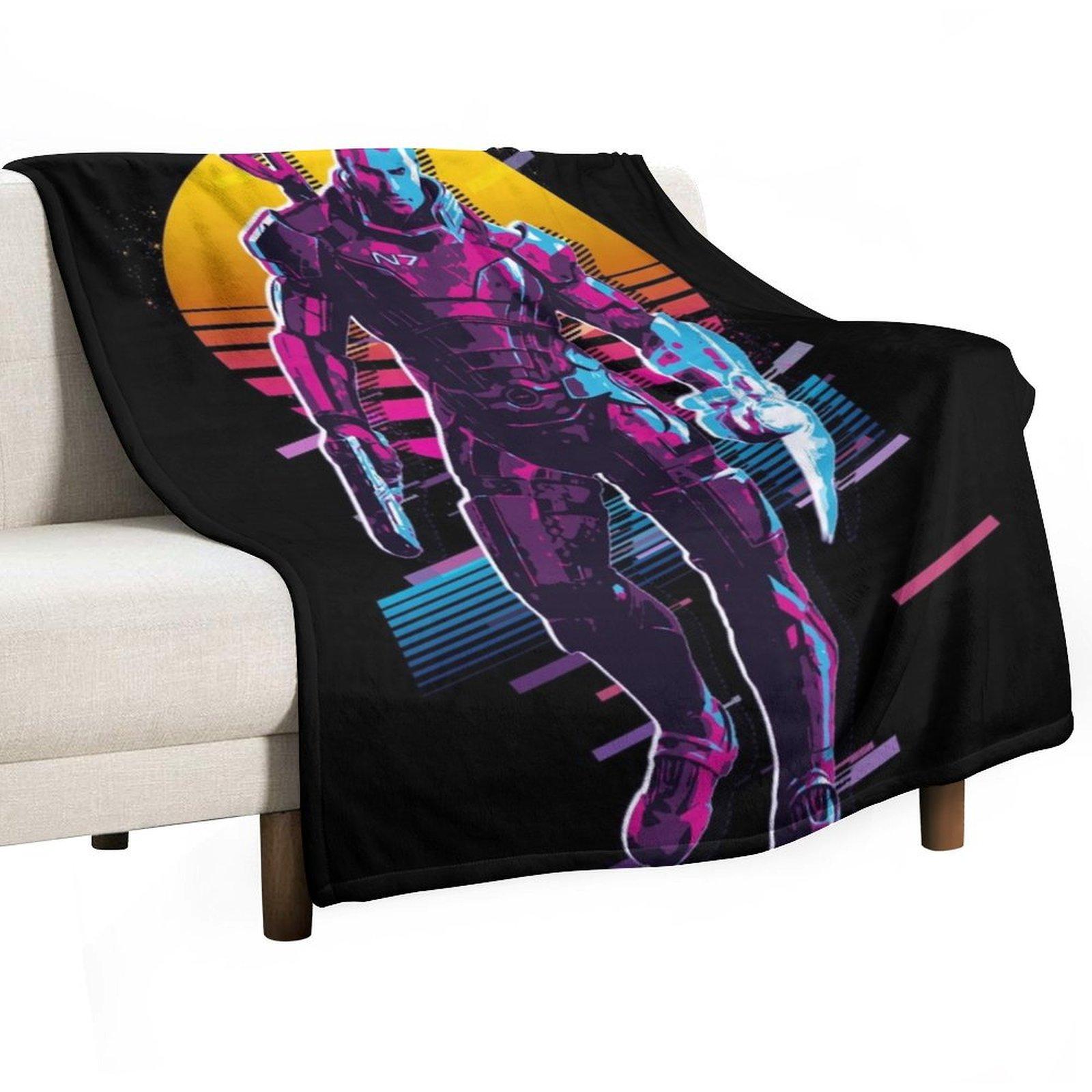 Commander Shepard - Mass Effect *80s Retro* Throw Blanket Summer Softest blankets and throws Hairy Blankets 30x40in
Commander Shepard - Mass Effect *80s Retro* Throw Blanket Summer Softest blankets and throws Hairy Blankets 30x40in