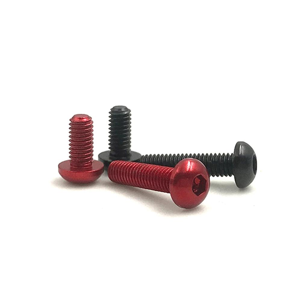 5 PCS Various Colors M2 M3 M4 7075 Aluminum Alloy Button Head Screw Bolts Hex Socket for Model Aircraft Car DIY M2x10 червоний
5 PCS Various Colors M2 M3 M4 7075 Aluminum Alloy Button Head Screw Bolts Hex Socket for Model Aircraft Car DIY M2x10 червоний