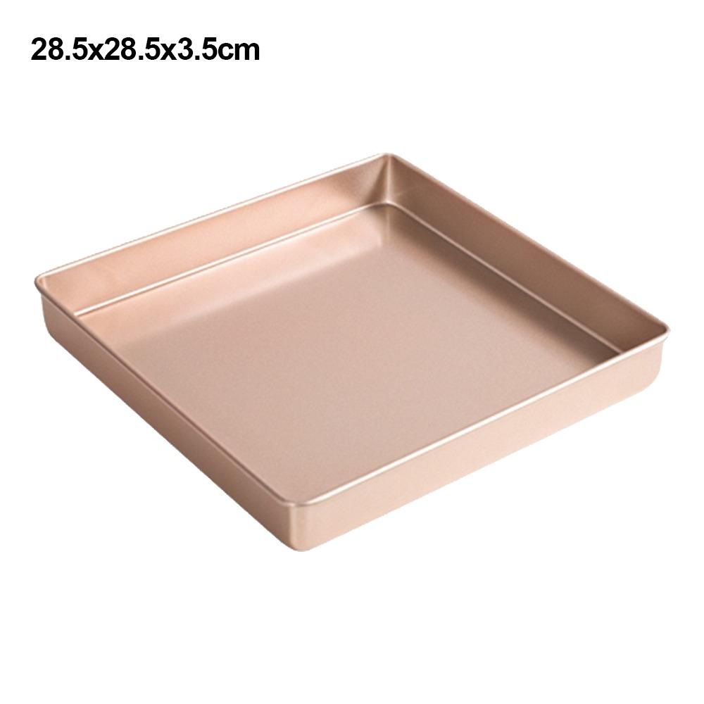 Nonstick Oven Baking Pan 22.2cm/28.5cm Bakeware Pans Gold Bake Mold 28.5x28.5x3.5cm
Nonstick Oven Baking Pan 22.2cm/28.5cm Bakeware Pans Gold Bake Mold 28.5x28.5x3.5cm