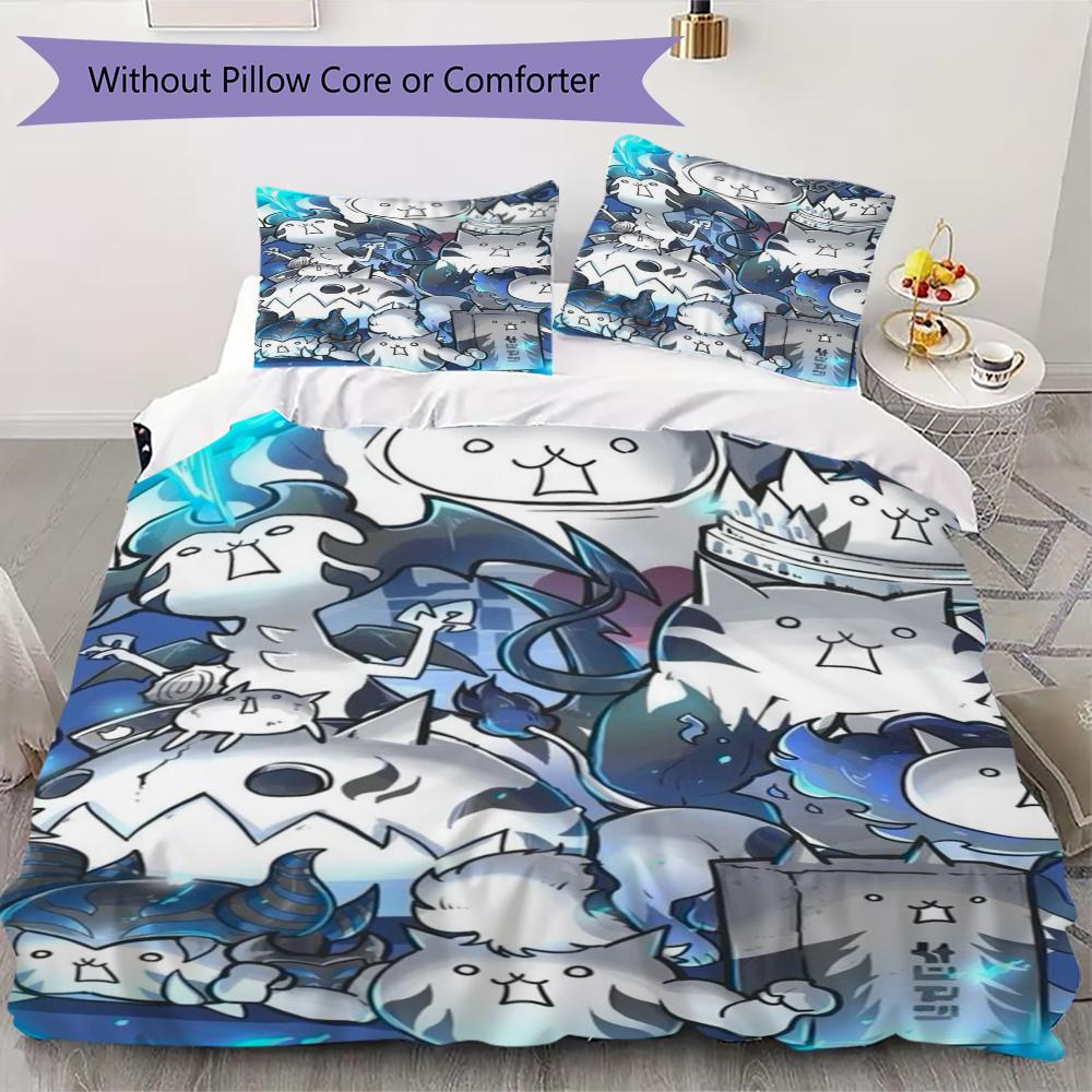 THE BATTLE CATS Pattern Bedding uilt Set uilt Cover Pillowcase Home Decoration Birthday Gift (1 * duvet cover + 2 * pillowcase without core)206 135x200cm
THE BATTLE CATS Pattern Bedding uilt Set uilt Cover Pillowcase Home Decoration Birthday Gift (1 * duvet cover + 2 * pillowcase without core)206 135x200cm