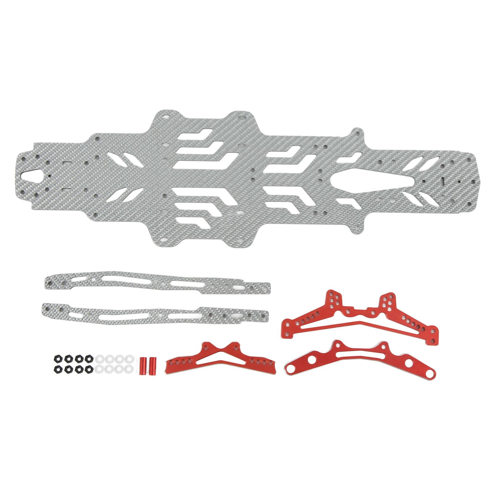RC Drift Racing Chassis Carbon Fiber Aluminum Alloy RC Car Chassis Plate for MST RMX2.0S RRX2.0S срібний
RC Drift Racing Chassis Carbon Fiber Aluminum Alloy RC Car Chassis Plate for MST RMX2.0S RRX2.0S срібний