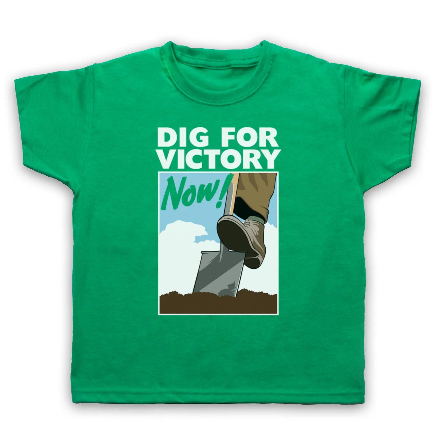 DIG NOW FOR VICTORY WORLD II WAR EFFORT PROPAGANDA KIDS CHILDS T-shirt 160
DIG NOW FOR VICTORY WORLD II WAR EFFORT PROPAGANDA KIDS CHILDS T-shirt 160