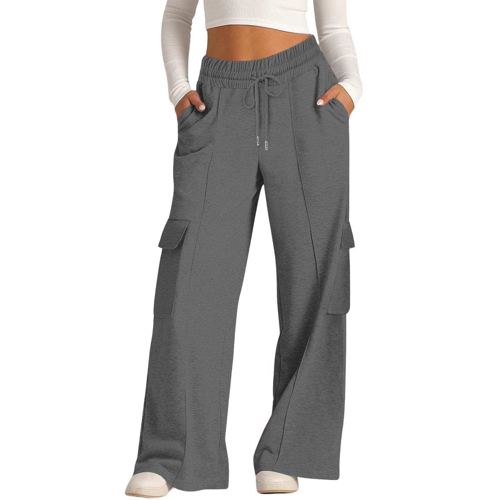 Women s Casual Fashion Color Elastic Waist Drawstring Workwear Wide Leg Pants With Pockets XXL
Women s Casual Fashion Color Elastic Waist Drawstring Workwear Wide Leg Pants With Pockets XXL