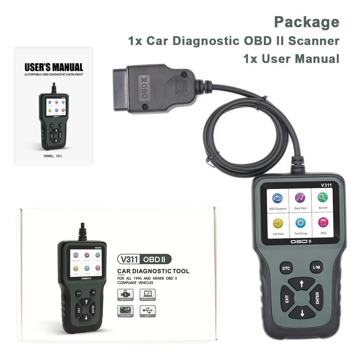 Сканер OBD2 Считыватель кодов OBD и инструменты сканирования Автомобильный диагностический сканер двигателя для всех автомобилей с протоколом OBDII OBD II чёрный/зелёный
Сканер OBD2 Считыватель кодов OBD и инструменты сканирования Автомобильный диагностический сканер двигателя для всех автомобилей с протоколом OBDII OBD II чёрный/зелёный