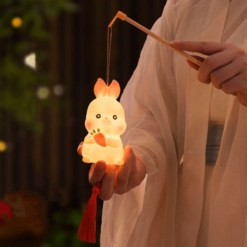 Blessing Portable Handheld Lamp Cartoon Antique Lantern Chinese Rabbit Lantern Educational Toy Style 1
Blessing Portable Handheld Lamp Cartoon Antique Lantern Chinese Rabbit Lantern Educational Toy Style 1