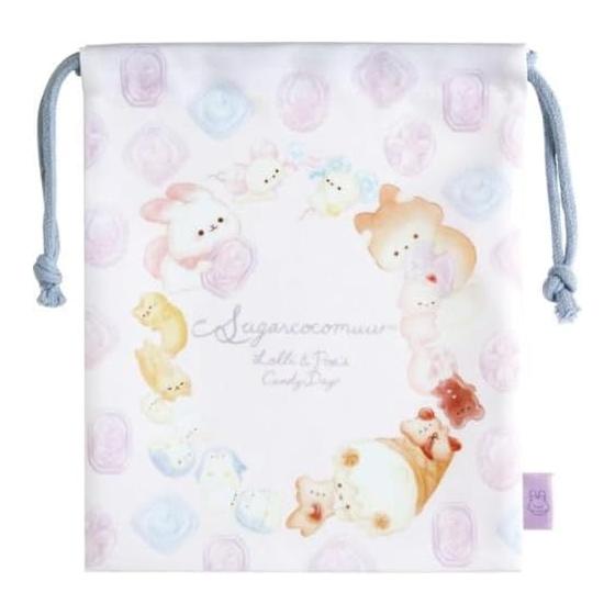 San-X Sugar Cocomu Drawstring Purse CA84104 Size: Approximately H210 x W180mm
San-X Sugar Cocomu Drawstring Purse CA84104 Size: Approximately H210 x W180mm