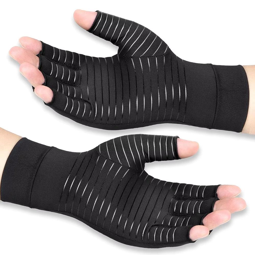 1Pair Copper Compression Gloves for Arthritis - Open Finger- For Men & Women, Hand Support for Typing & Daily Wear XL чорний
1Pair Copper Compression Gloves for Arthritis - Open Finger- For Men & Women, Hand Support for Typing & Daily Wear XL чорний