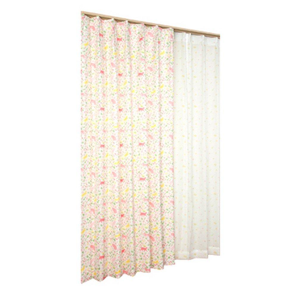 Univer Cat Print Drape Lace Curtain 100cm Wide x 200cm Set of 4 & Set, Sanpodanyan (Sanpo Danyan), Pink, Long,
Univer Cat Print Drape Lace Curtain 100cm Wide x 200cm Set of 4 & Set, Sanpodanyan (Sanpo Danyan), Pink, Long,