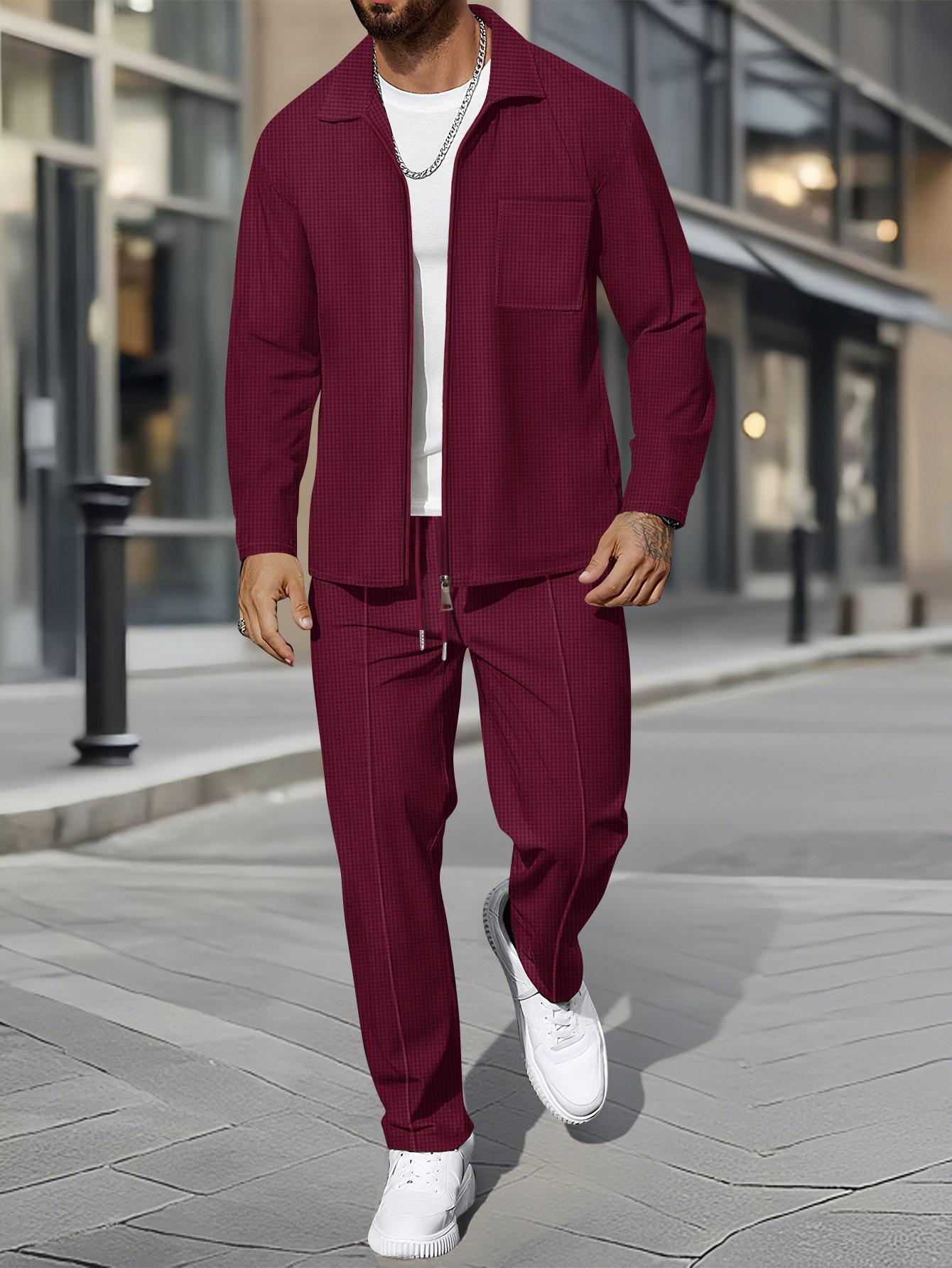 Мужской осенний кардиган вафельной вязки приталенного силуэта однотонного цвета с застежкой-молнией и отложным воротником, 2025 Large бордовый
Мужской осенний кардиган вафельной вязки приталенного силуэта однотонного цвета с застежкой-молнией и отложным воротником, 2025 Large бордовый