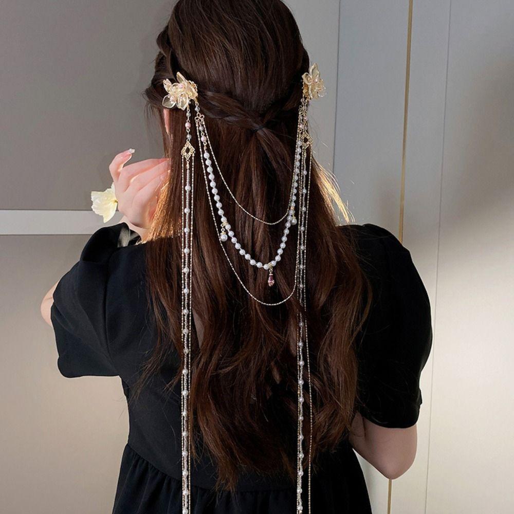 Flower Imitation pearls Hairpin Hair Clip Hair Accessories Wedding Headdress Women Headwear headress
Flower Imitation pearls Hairpin Hair Clip Hair Accessories Wedding Headdress Women Headwear headress