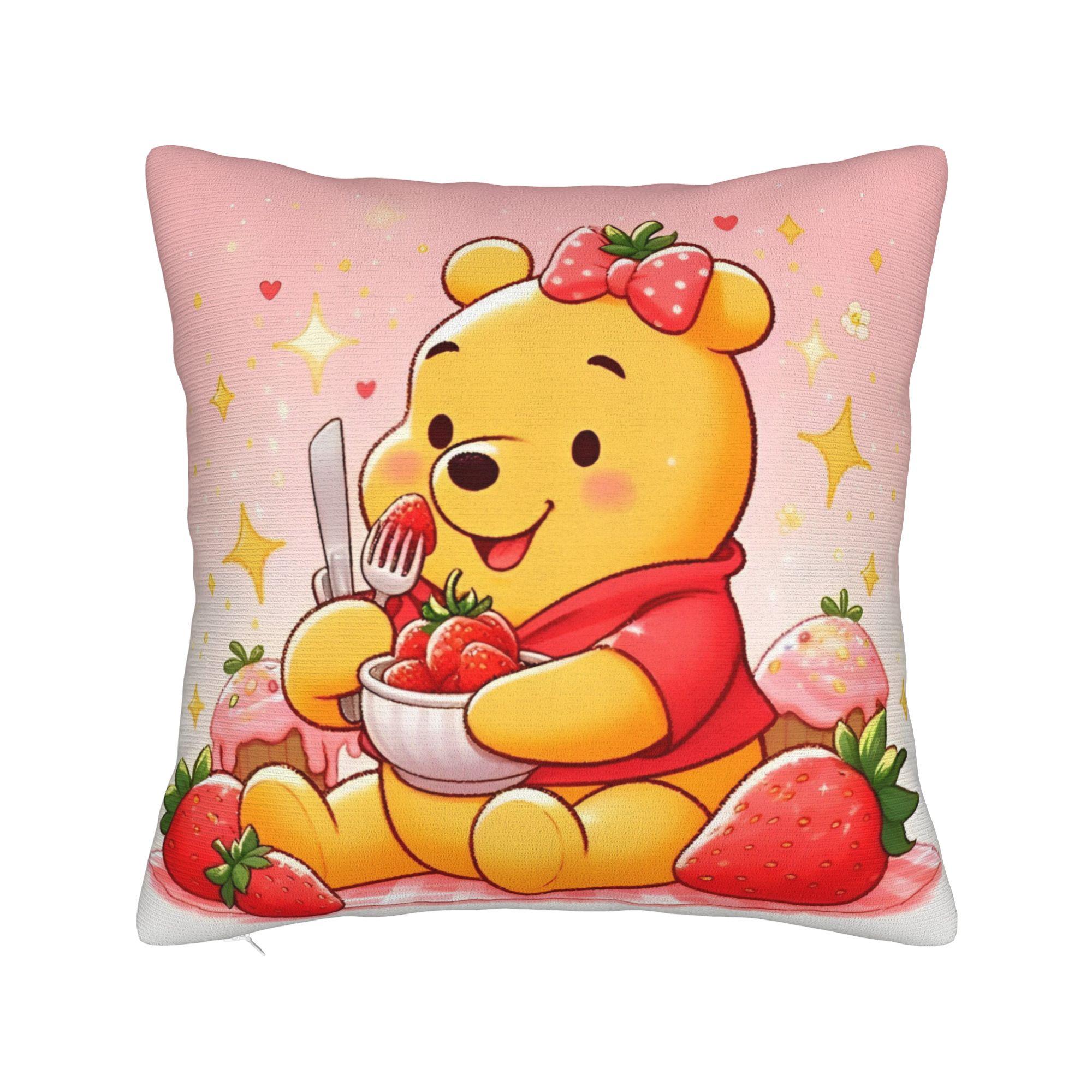Winnie the Pooh Cartoon Square Pillow Case Piglet Tigger Eeyore Cushion Cover Vintage Zipper Decor Throw Pillow Case Cover 45cmx45cm
Winnie the Pooh Cartoon Square Pillow Case Piglet Tigger Eeyore Cushion Cover Vintage Zipper Decor Throw Pillow Case Cover 45cmx45cm
