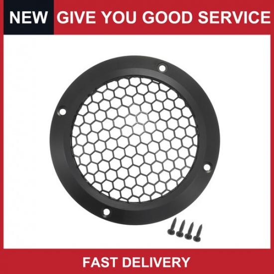 Universal 4 Car Speaker Grills Cover Mesh Round with Screws Black Pack of 1
Universal 4 Car Speaker Grills Cover Mesh Round with Screws Black Pack of 1