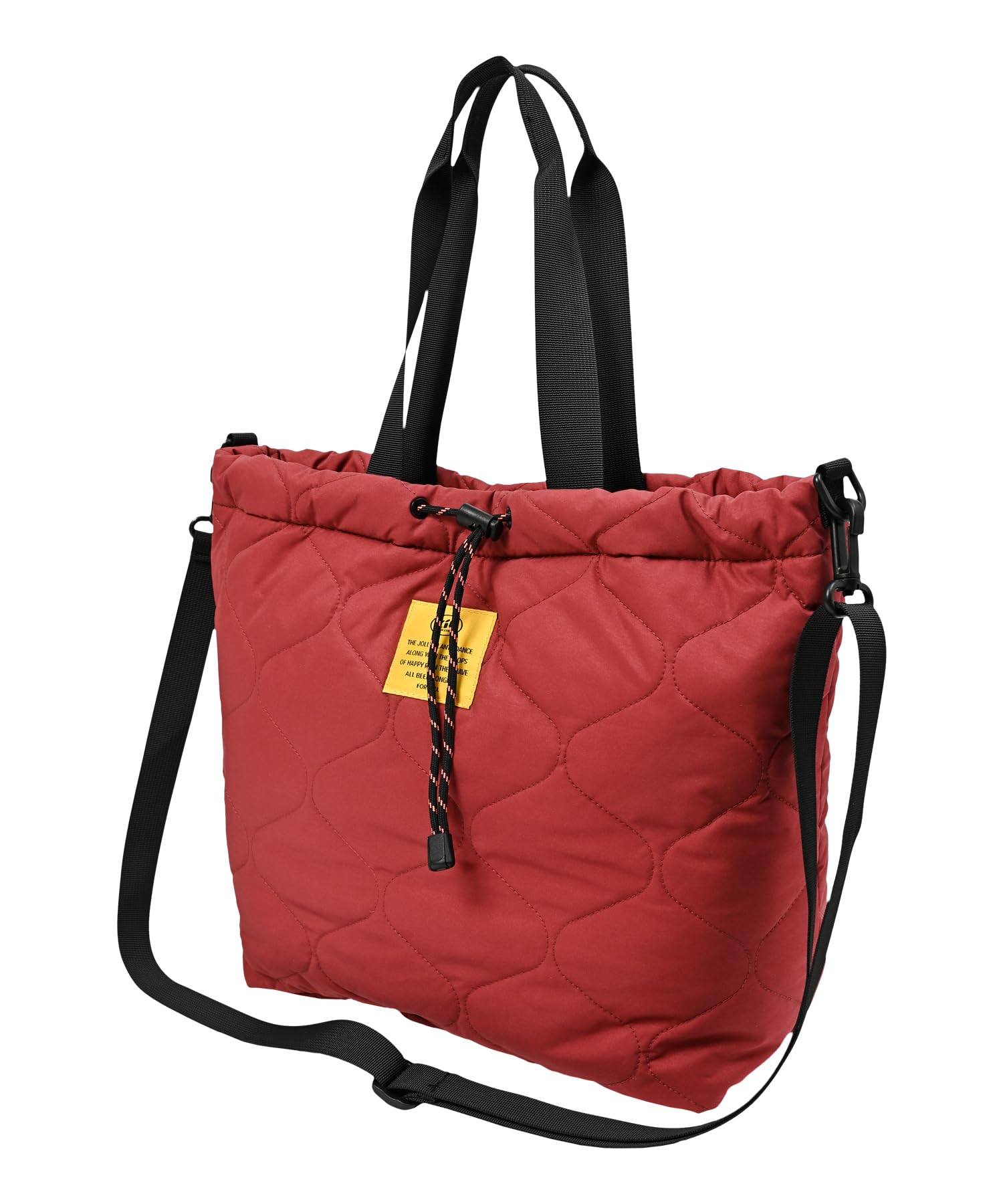 KiU Стеганая сумка-тоут на шнурке, большая на плечо, водонепроницаемая, водоотталкивающая, стеганая, вместительная, сумка, на шнурке, простая, стильная, милая, повседневная,