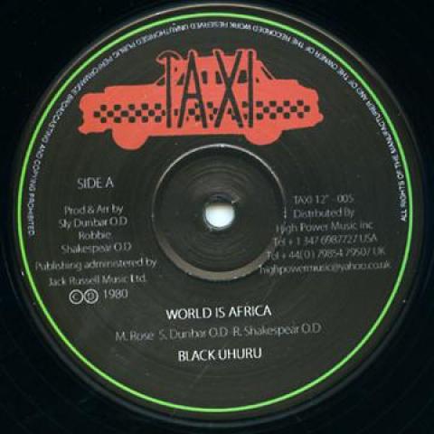 12-дюймовая пластинка BLACK UHURU - World Is Africa / Dub TAXI12005 Taxi 2014 UK Регги, Ска и Даб
12-дюймовая пластинка BLACK UHURU - World Is Africa / Dub TAXI12005 Taxi 2014 UK Регги, Ска и Даб