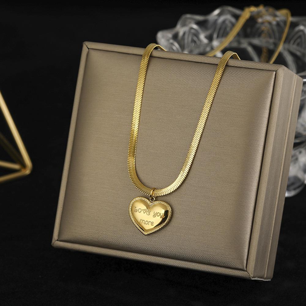 316L нержавеющая сталь Love Heart Charms Ожерелья для элегантных женщин Изысканные подвески Регулируйте цепочки ключиц женские
316L нержавеющая сталь Love Heart Charms Ожерелья для элегантных женщин Изысканные подвески Регулируйте цепочки ключиц женские