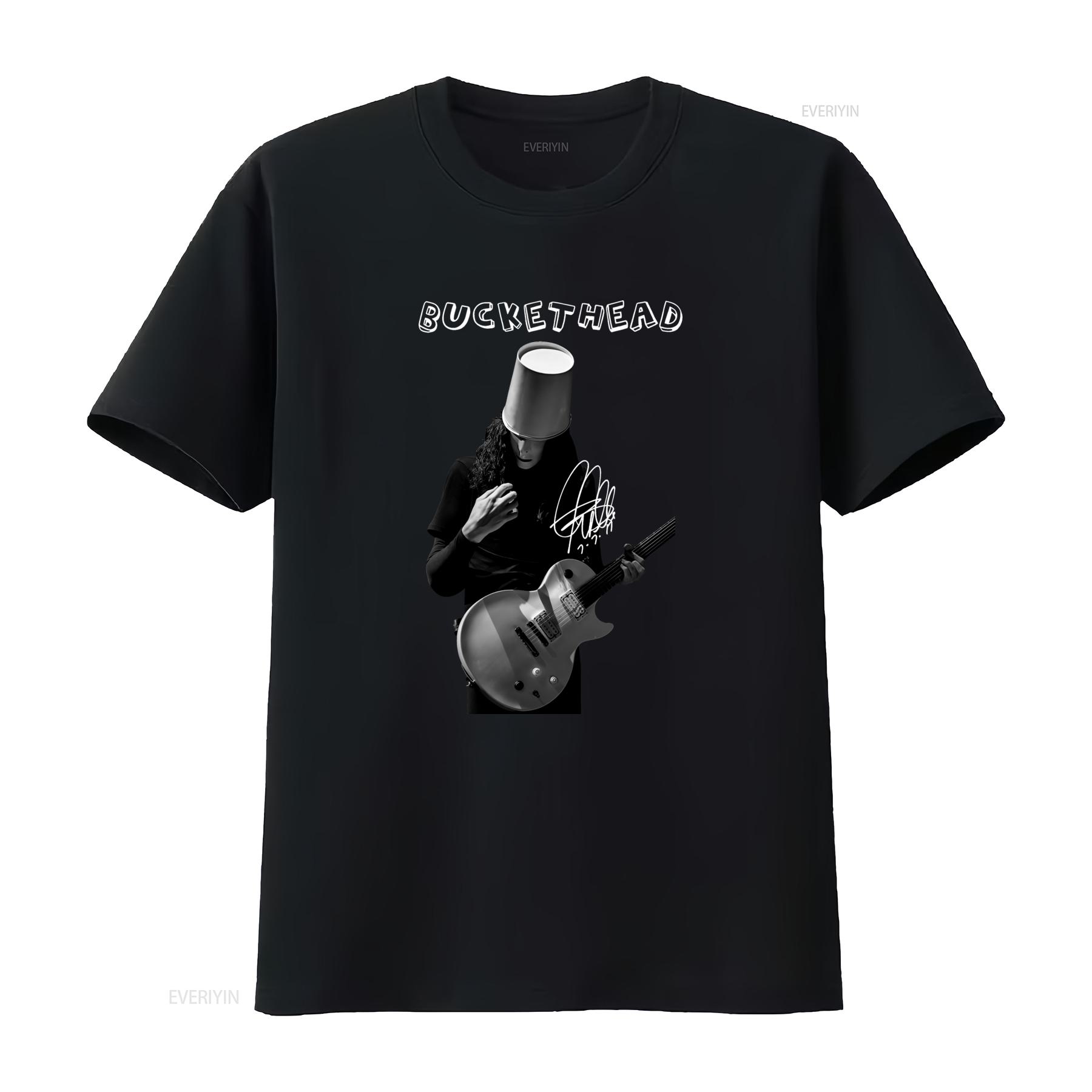 Buckethead Signature Guitar Rock Music T Shirt Black Sizes S 5XL II167 vintage Washed designer clothes Stylish Versatile 4XL
Buckethead Signature Guitar Rock Music T Shirt Black Sizes S 5XL II167 vintage Washed designer clothes Stylish Versatile 4XL