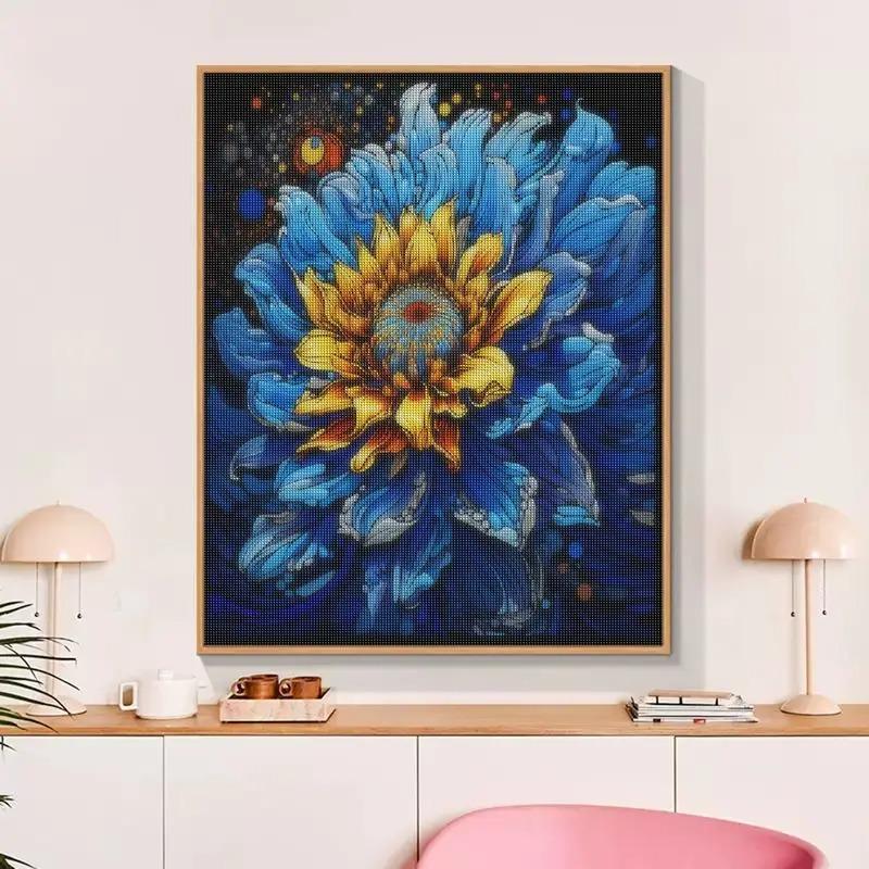 Diamond Embroidery Blue Flower Cross Stitch 5D Diamond Painting Mosaic Rhinestone Wall Art Home Decor Round drill 20x25
Diamond Embroidery Blue Flower Cross Stitch 5D Diamond Painting Mosaic Rhinestone Wall Art Home Decor Round drill 20x25