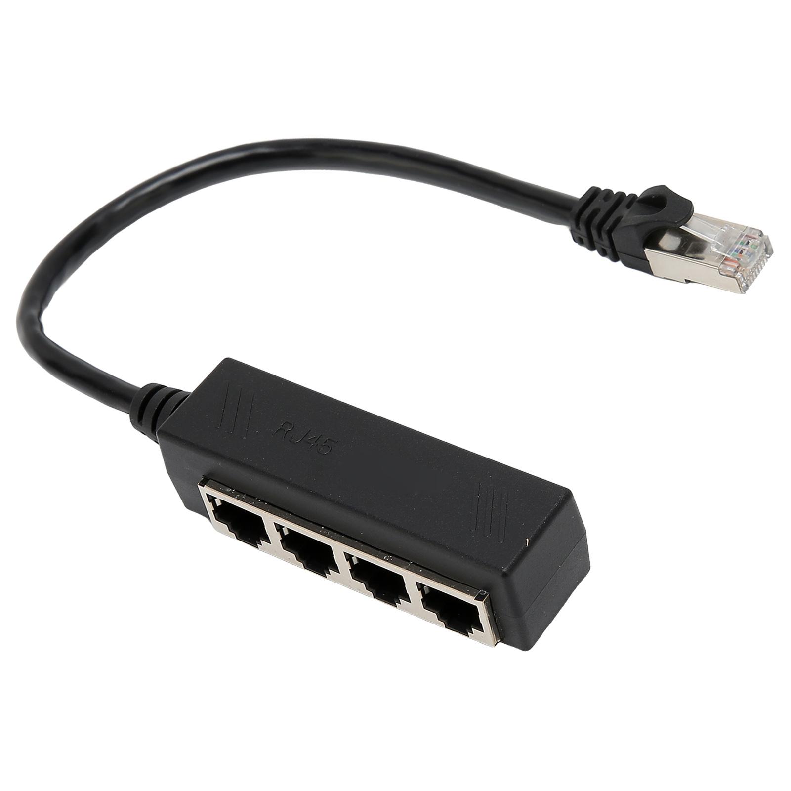 Кабель-розгалужувач Ethernet RJ45 Розгалужувач кабелю Ethernet Один до чотирьох АБС Друкована плата Адаптер-розгалужувач RJ45
Кабель-розгалужувач Ethernet RJ45 Розгалужувач кабелю Ethernet Один до чотирьох АБС Друкована плата Адаптер-розгалужувач RJ45