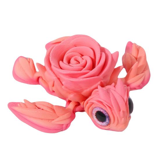 Фигурка Черепахи Розы, напечатанная на 3D-принтере, с подвижными суставами, фигурка Морской Черепахи с цветком, шарнирная модель животного, игрушка, украшение для дома, офиса, книжной полки, рабочего стола
Фигурка Черепахи Розы, напечатанная на 3D-принтере, с подвижными суставами, фигурка Морской Черепахи с цветком, шарнирная модель животного, игрушка, украшение для дома, офиса, книжной полки, рабочего стола