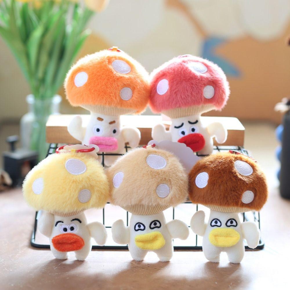 Fashion Toy Cartoon Mushroom Keychain Plush Fluffty Animal Doll New Cute Bag Pendant Birthday Gift
Fashion Toy Cartoon Mushroom Keychain Plush Fluffty Animal Doll New Cute Bag Pendant Birthday Gift