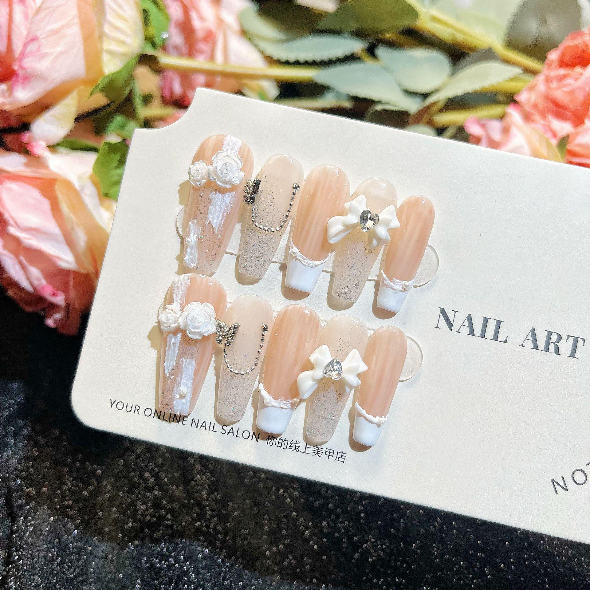 Ручная работа Французский бант Нейл-арт: Съемные, Изысканные, Носимые Изделия Small
Ручная работа Французский бант Нейл-арт: Съемные, Изысканные, Носимые Изделия Small