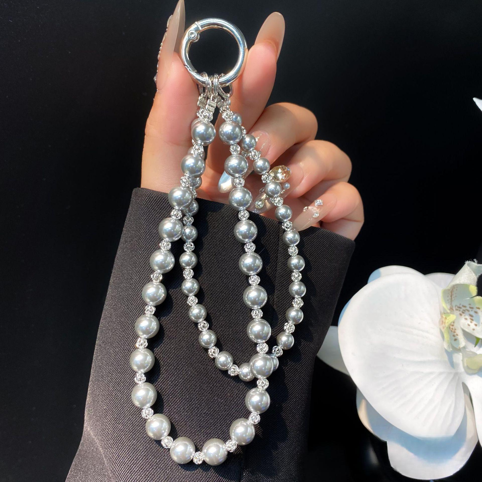 Dahua Pearl DIY Phone Chain High-End Feel Phone Chain with Spacer Beads Lanyard Wrist Exquisite Bag Pendant Gray【Double Chain】
Dahua Pearl DIY Phone Chain High-End Feel Phone Chain with Spacer Beads Lanyard Wrist Exquisite Bag Pendant Gray【Double Chain】