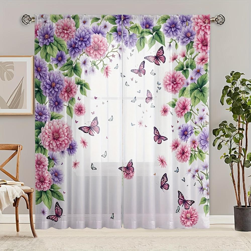 2 шт. Цветочный узор полупрозрачные вуалевые шторы оконные шторы оконные украшения для спальни гостиной украшение для дома декор комнаты 200W240H(CM)79x95in&Grommet Top
2 шт. Цветочный узор полупрозрачные вуалевые шторы оконные шторы оконные украшения для спальни гостиной украшение для дома декор комнаты 200W240H(CM)79x95in&Grommet Top