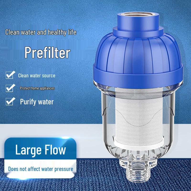Household Water Heater Pre-Filter with Stainless Steel Screen for Shower and Washing Machine
Household Water Heater Pre-Filter with Stainless Steel Screen for Shower and Washing Machine