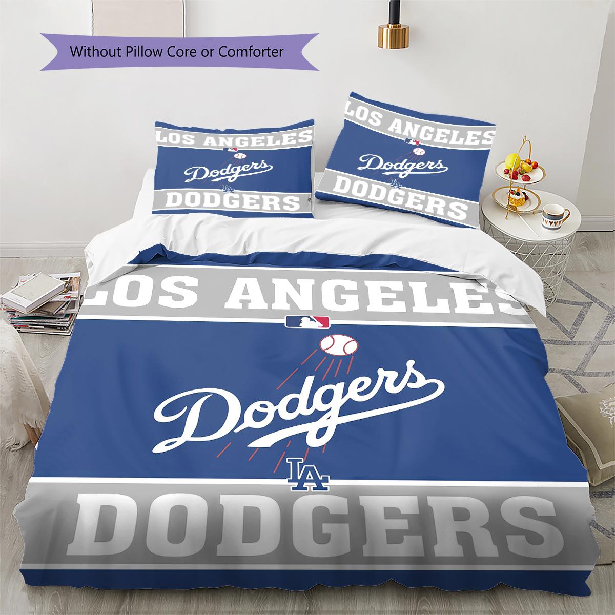 LA Dodgers Pattern Bedding Quilt Set Quilt Cover Pillowcase Home Decoration Gift (1 * duvet cover + 2 * pillowcase, without core) 240x220cm
LA Dodgers Pattern Bedding Quilt Set Quilt Cover Pillowcase Home Decoration Gift (1 * duvet cover + 2 * pillowcase, without core) 240x220cm
