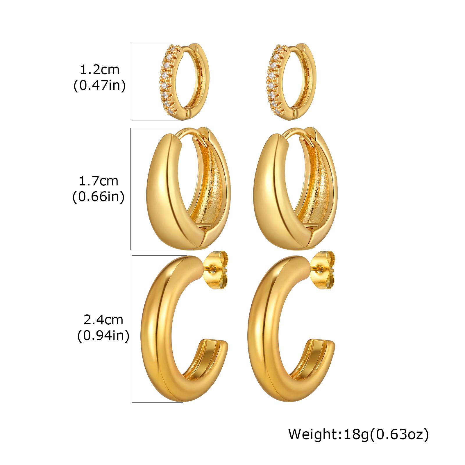 3Pcs Temperament U-shaped Earrings for Women Geometric Stainless Steel Set Earrings Simple Fashion Party Jewelry Gifts
3Pcs Temperament U-shaped Earrings for Women Geometric Stainless Steel Set Earrings Simple Fashion Party Jewelry Gifts
