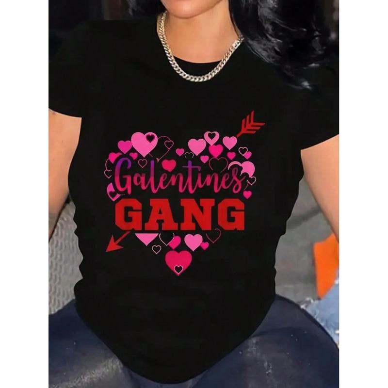 European Size Women s Galentines Valentine s Day Matching T-Shirt - Retro Hearts & GALENTINES Lettering,Comfort Fit Crew Neck Tee, Casual Wear, 4XL
European Size Women s Galentines Valentine s Day Matching T-Shirt - Retro Hearts & GALENTINES Lettering,Comfort Fit Crew Neck Tee, Casual Wear, 4XL