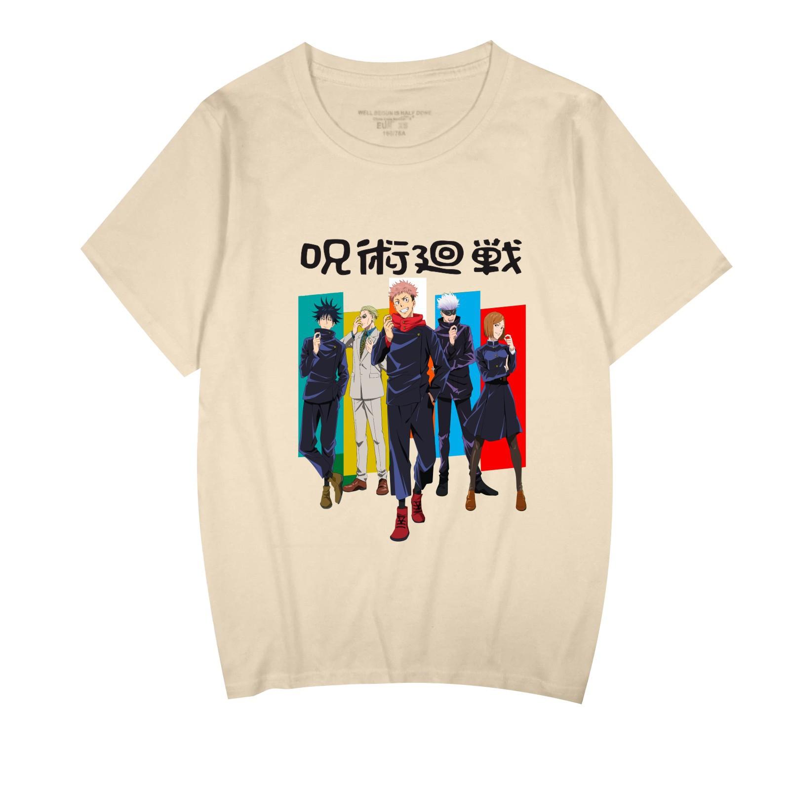 Jujutsu Kaisen T Shirt Men Women Crewneck Short Sleeve Streetwear T-shirt New Cartoon Clothes Tops XXS бежевий
Jujutsu Kaisen T Shirt Men Women Crewneck Short Sleeve Streetwear T-shirt New Cartoon Clothes Tops XXS бежевий