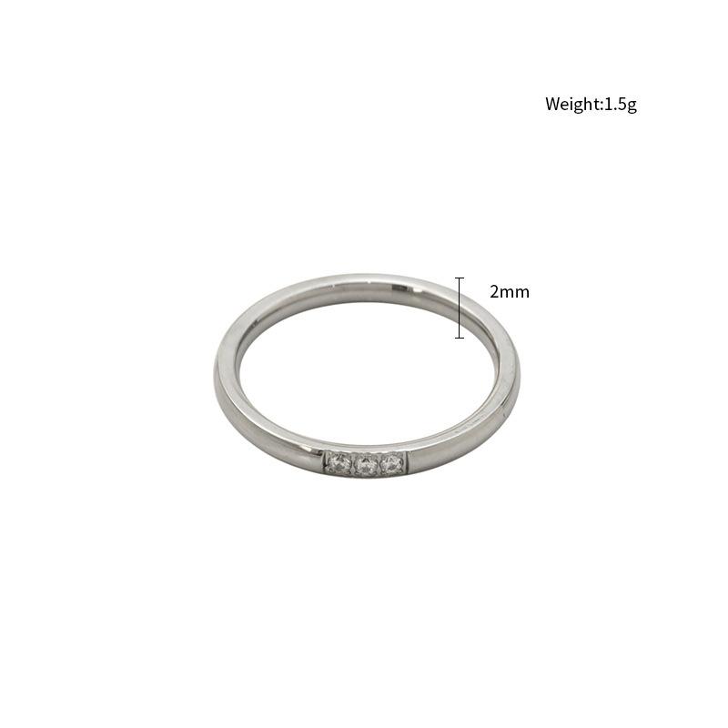 Fashion Ultra-Fine Broken Diamond Ring Female 316 Personality Zircon Simple Niche Light Luxury High-End Sense Cute Tail Ring no. 10
Fashion Ultra-Fine Broken Diamond Ring Female 316 Personality Zircon Simple Niche Light Luxury High-End Sense Cute Tail Ring no. 10