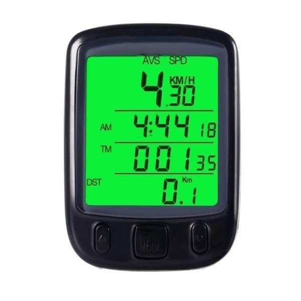 YIYI Cycle Computer YKS Bicycle Speedometer Odometer Clock LCD Waterproof Portable Multi-Function зелений
YIYI Cycle Computer YKS Bicycle Speedometer Odometer Clock LCD Waterproof Portable Multi-Function зелений