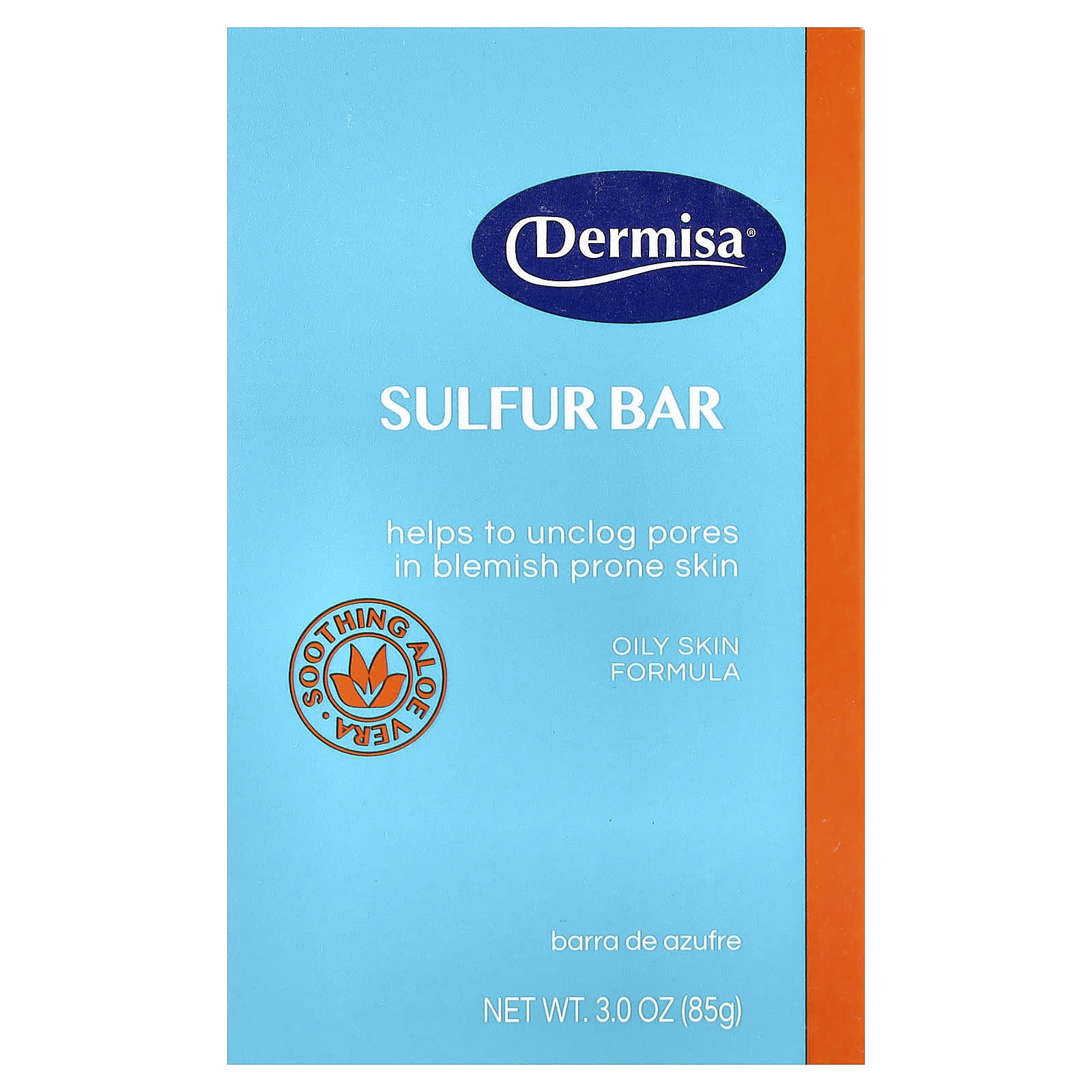 Dermisa, Sulfur Bar Soap, Oily Skin, 85g (3oz)
Dermisa, Sulfur Bar Soap, Oily Skin, 85g (3oz)