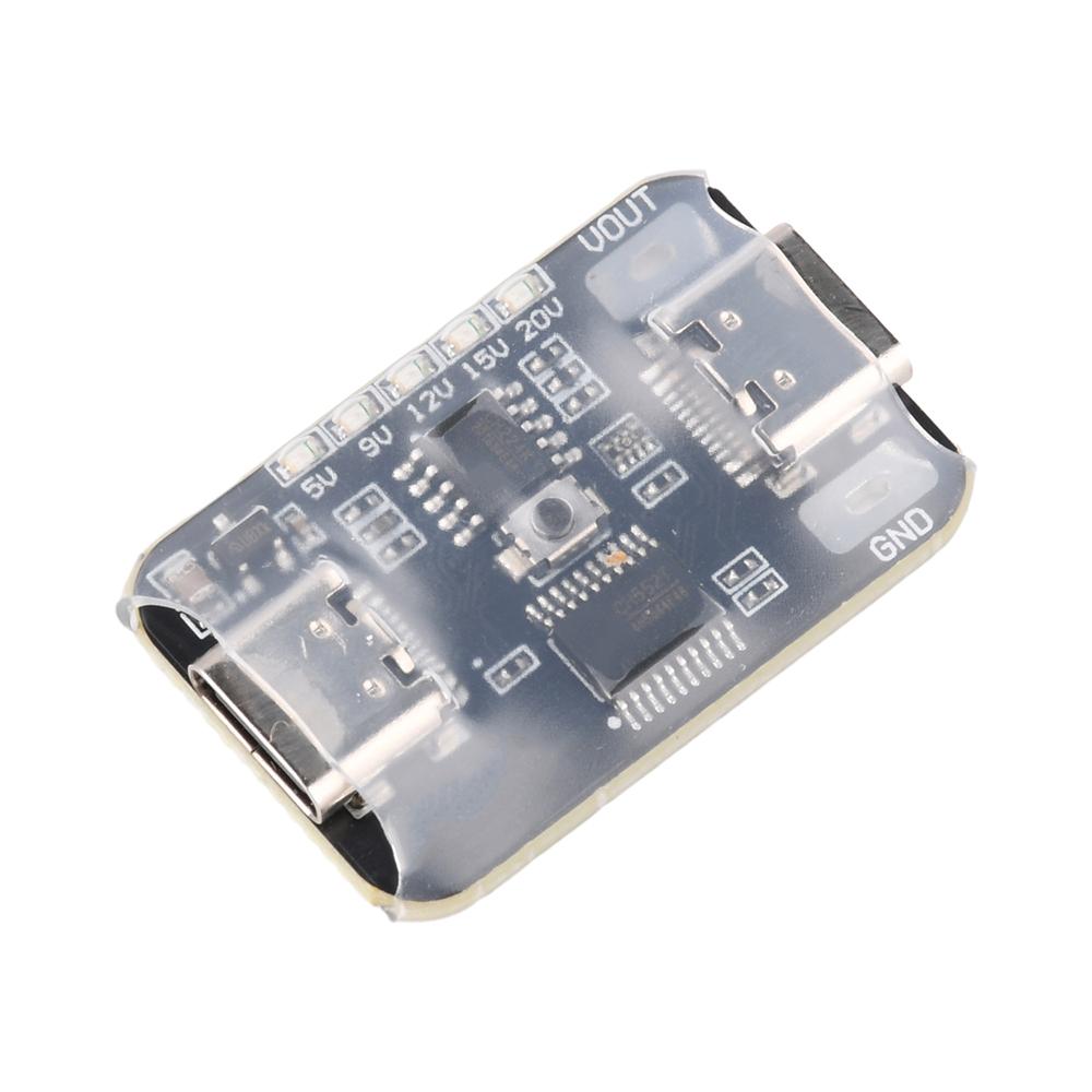 PD2.0/3.0 Decoy Trigger Type-C Boost Deceiver PD Fast Charging Decoy Module Adjustable Volt Aging Test 5V/9V/12V/15V/20V Output
PD2.0/3.0 Decoy Trigger Type-C Boost Deceiver PD Fast Charging Decoy Module Adjustable Volt Aging Test 5V/9V/12V/15V/20V Output