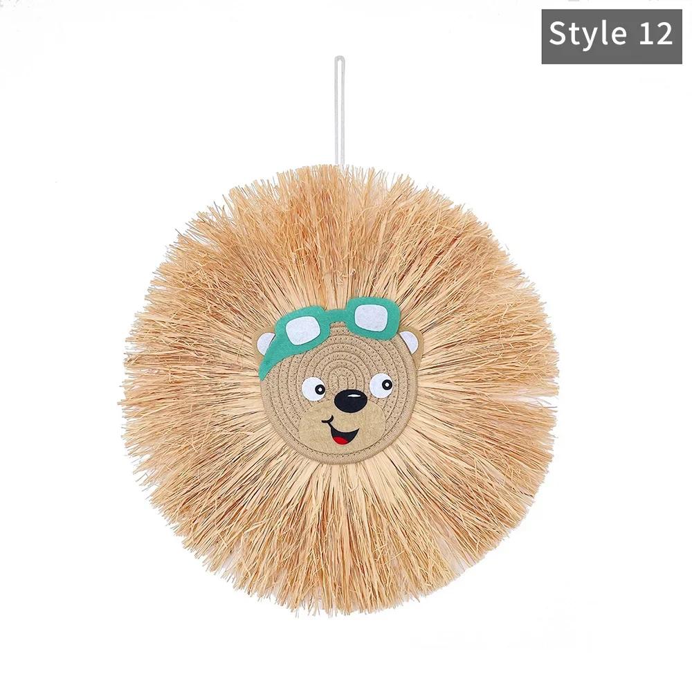 INS Decor-Nordic Home Decoration, Cotton Lafite Woven Tiger Lion Pendant,Wall Ornament for Nursery,Children,Kid Room Decoration
INS Decor-Nordic Home Decoration, Cotton Lafite Woven Tiger Lion Pendant,Wall Ornament for Nursery,Children,Kid Room Decoration