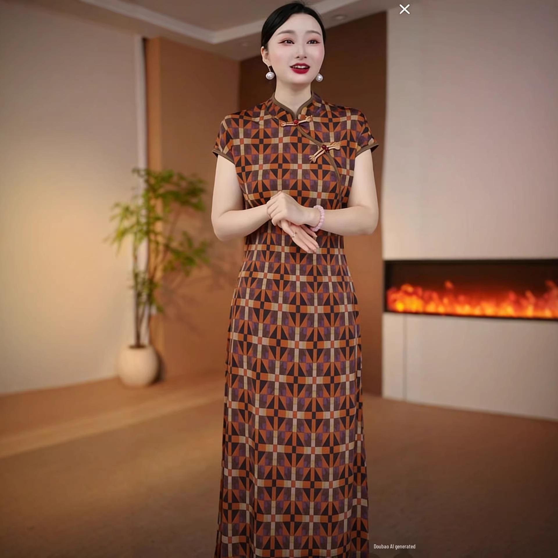 Women s Sleeveless Maternity Qipao Dress: Mid-Length, Slim-Fit, Waist-Cinching, Chinese-Inspired Summer Style XL (85-105 jin)
Women s Sleeveless Maternity Qipao Dress: Mid-Length, Slim-Fit, Waist-Cinching, Chinese-Inspired Summer Style XL (85-105 jin)