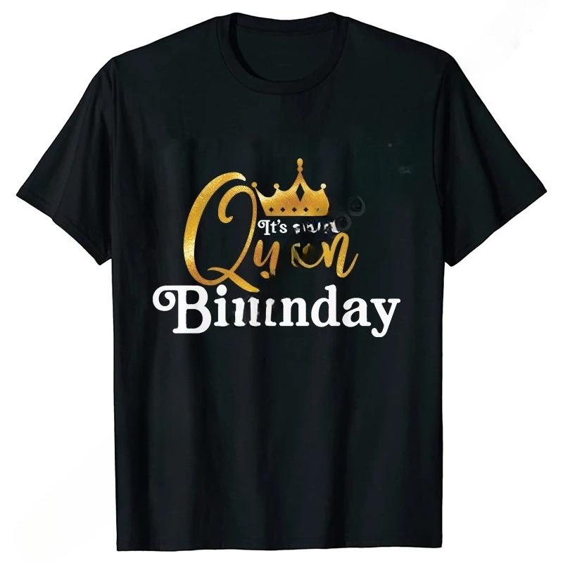 Fashion Birthday Queen Graphic Printed Women TShirt Birthday Party Short Sleeve Tees Casual Women Birthday Aesthetic Clothing S
Fashion Birthday Queen Graphic Printed Women TShirt Birthday Party Short Sleeve Tees Casual Women Birthday Aesthetic Clothing S