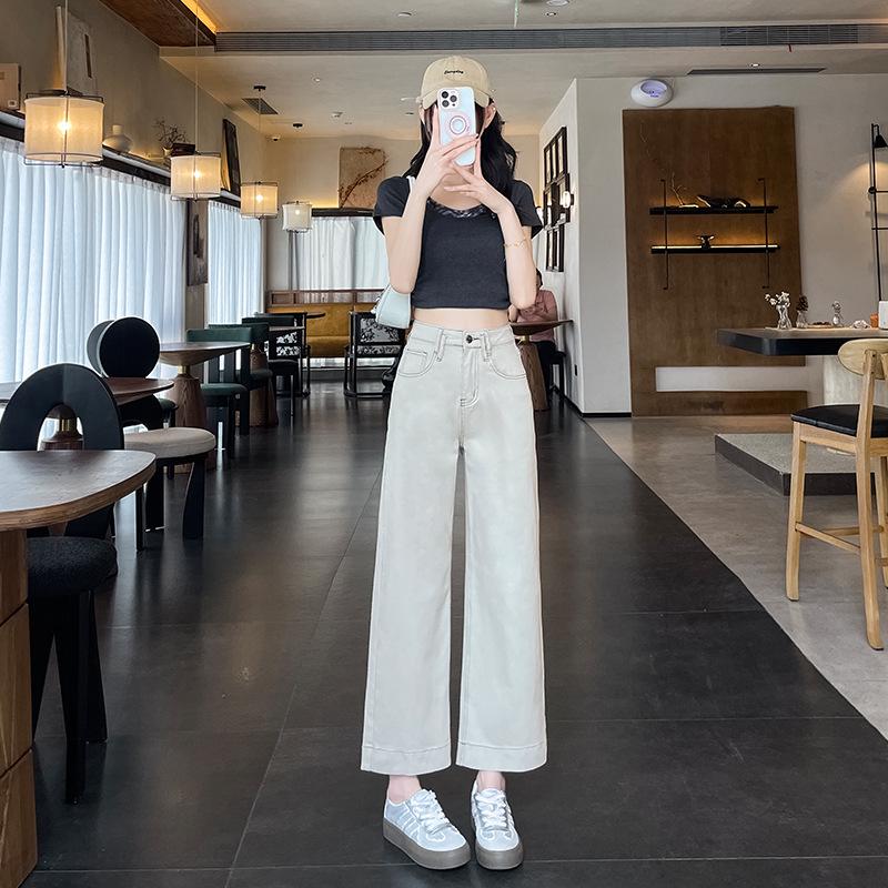 Women s Morandi Grey Cropped Wide-Leg High-Waisted Jeans - Spring Relaxed Fit XS
Women s Morandi Grey Cropped Wide-Leg High-Waisted Jeans - Spring Relaxed Fit XS