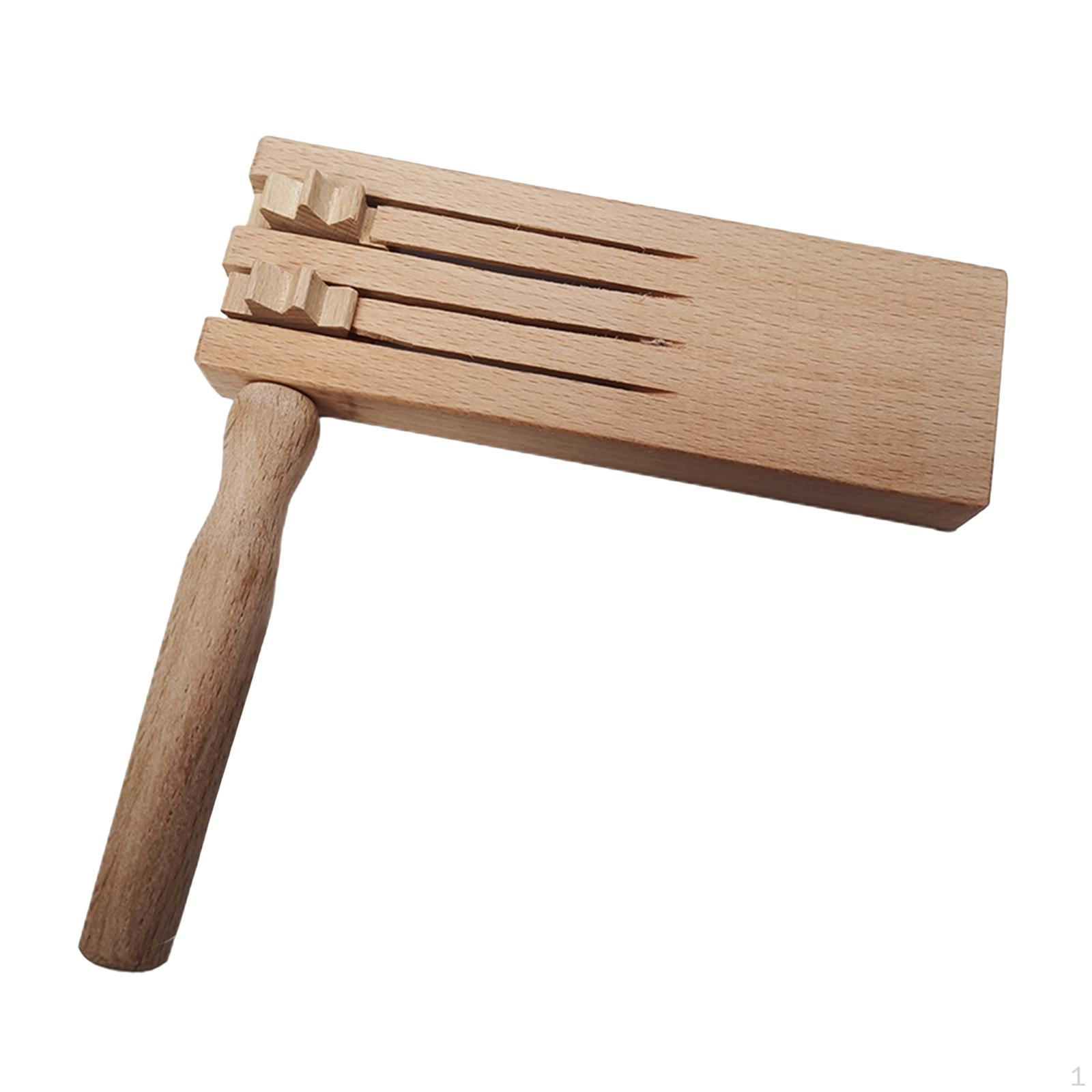 Ratchet Instrument Educational Toy Portable Accessories Handcraft Musical Castanet Wood Noisemaker
Ratchet Instrument Educational Toy Portable Accessories Handcraft Musical Castanet Wood Noisemaker