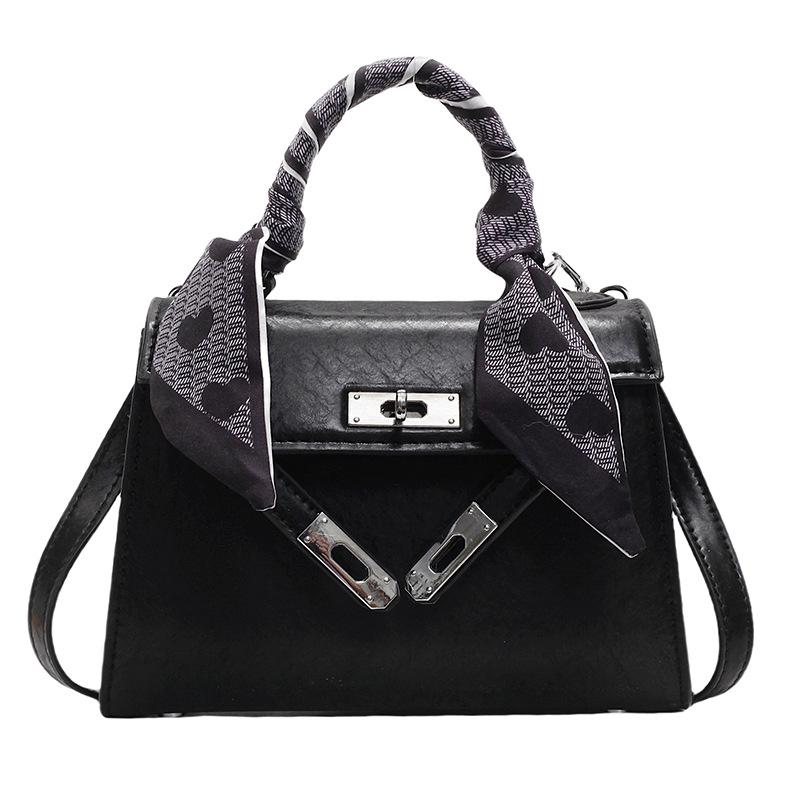 Полосатая большая вместимость высокое качество мягкая прочная модная изысканная легкая для поездок на работу на открытом воздухе пляжная сумка кроссбоди на плечо маленькая квадратная сумка чёрный