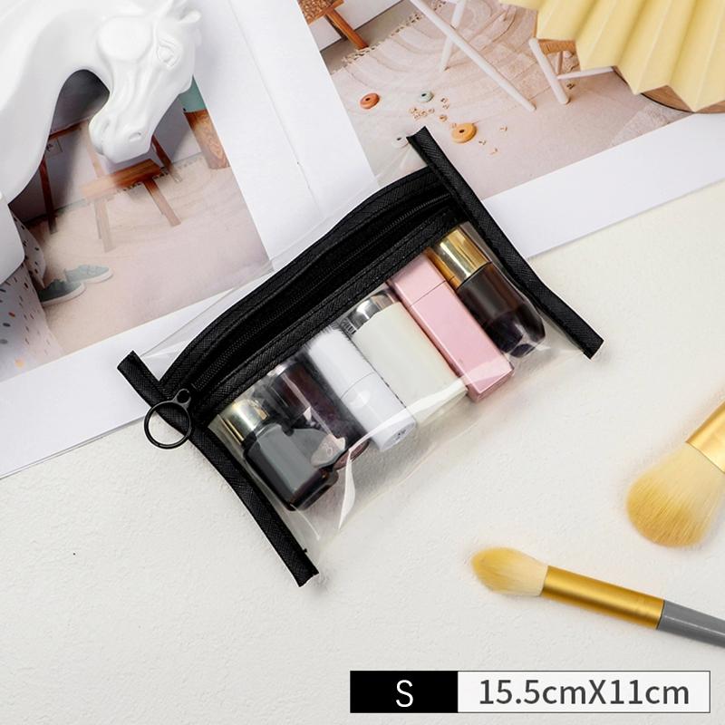 Zipper Pvc Organizer Pouch For Passport Coins Keys Lipsticks Cards Earphones Compact Travel Storage Case S чёрный
Zipper Pvc Organizer Pouch For Passport Coins Keys Lipsticks Cards Earphones Compact Travel Storage Case S чёрный