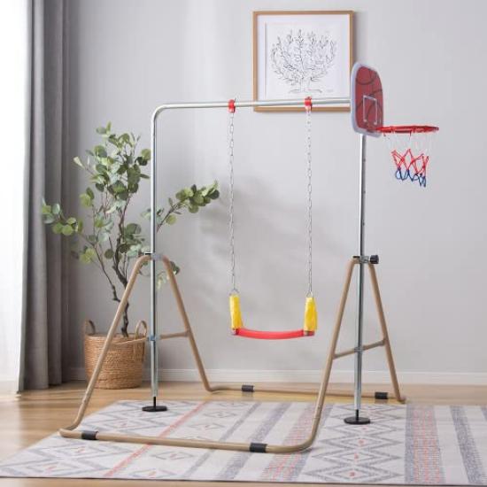 BTM Horizontal Bar for Indoor Load Capacity Basketball Hanging Indoor Aerobic 5 Adjustable Height Levels for Home Day Horizontal Bar Practice
BTM Horizontal Bar for Indoor Load Capacity Basketball Hanging Indoor Aerobic 5 Adjustable Height Levels for Home Day Horizontal Bar Practice