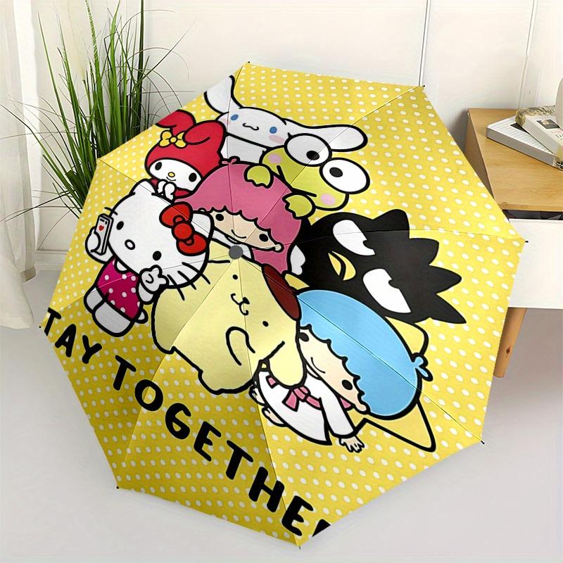 Hello Kitty,Sanrio Characters Automatic opening and closing folding umbrella with 8 rib frame and compact travel design,perfect for all oc
Hello Kitty,Sanrio Characters Automatic opening and closing folding umbrella with 8 rib frame and compact travel design,perfect for all oc
