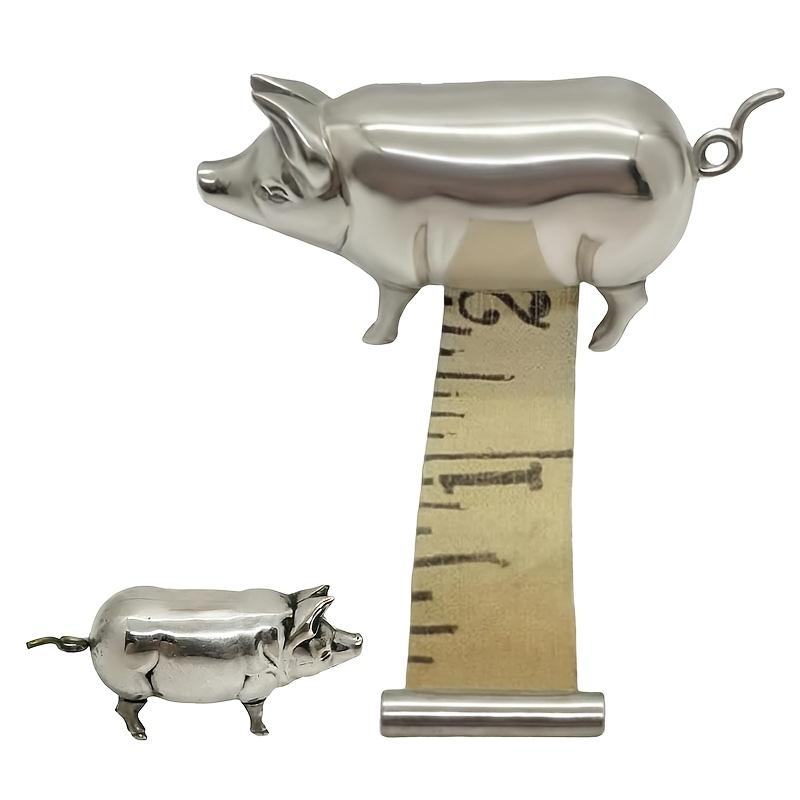 1 Antique-style Pig Mini Tape Measure Vintage Metal Pig Soft Tape Measure for Sewing and Crafts Cute Pig Sewing Tape Measure Measuring Tool 1pc
1 Antique-style Pig Mini Tape Measure Vintage Metal Pig Soft Tape Measure for Sewing and Crafts Cute Pig Sewing Tape Measure Measuring Tool 1pc