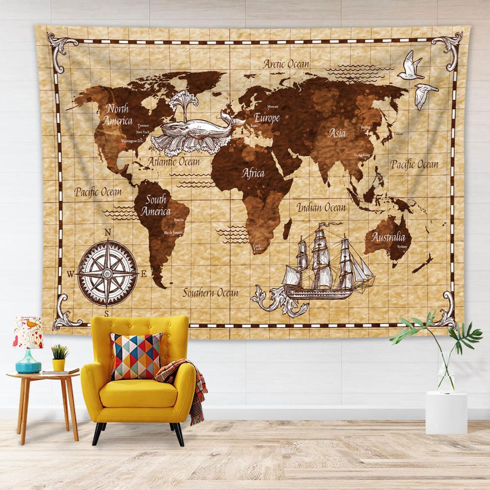 Світло-коричнева широка ностальгічна карта світу Гобелен, висить на стіні, Естетичний декор для вітальні для дому та богемних прикрас Maison Rugs 110x150cm коричневий
Світло-коричнева широка ностальгічна карта світу Гобелен, висить на стіні, Естетичний декор для вітальні для дому та богемних прикрас Maison Rugs 110x150cm коричневий
