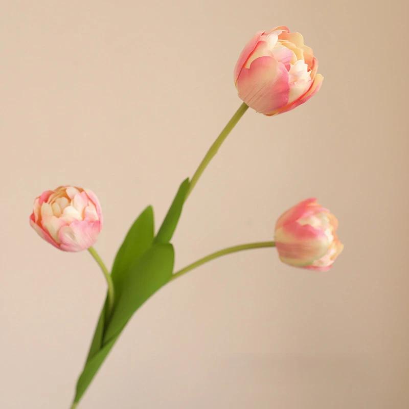 5pcs Artificial 3 Heads Tulips Branches Silk Fake Flowers for Holiday Party Decoration Simulation Tulip Champagne Pink Flower
5pcs Artificial 3 Heads Tulips Branches Silk Fake Flowers for Holiday Party Decoration Simulation Tulip Champagne Pink Flower