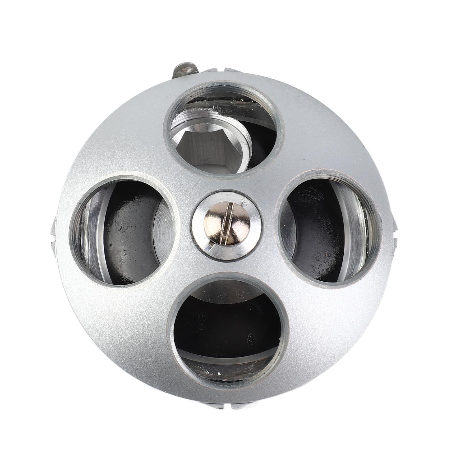 RMS 4Hole Objective Lens Adapter Revolving Nosepiece Biological Microscope Accessory
RMS 4Hole Objective Lens Adapter Revolving Nosepiece Biological Microscope Accessory
